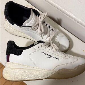 Stella McCartney White and Black Men's Sneakers